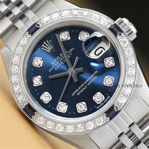 rolex lady datejust sapphire crystal